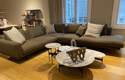Wendelbo Surface Sofa, Brun / Mørkegrøn