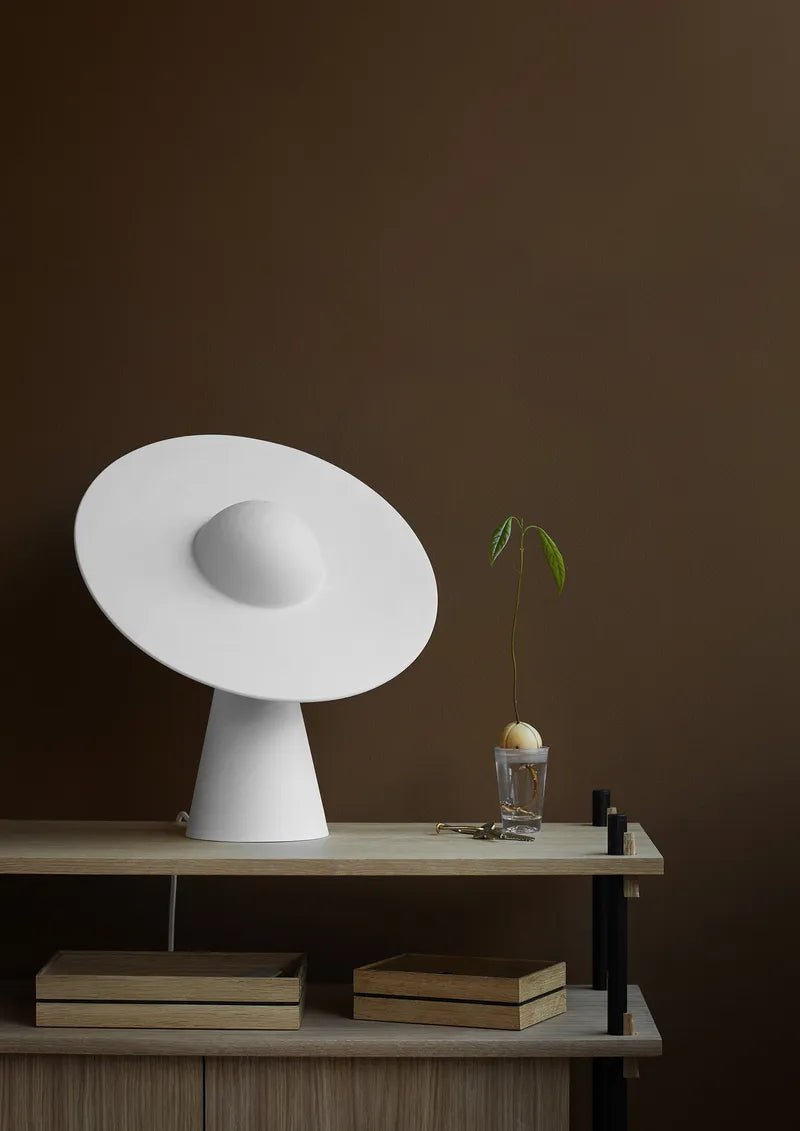 MOEBE Ceramic Table Lamp Bordlampe Hvid