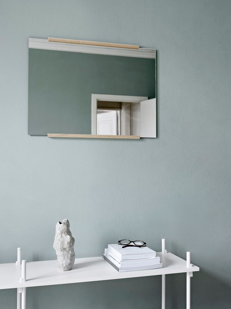 MOEBE Rectangular Wall Mirror Spejl 50x70 cm Ask - KEEPR