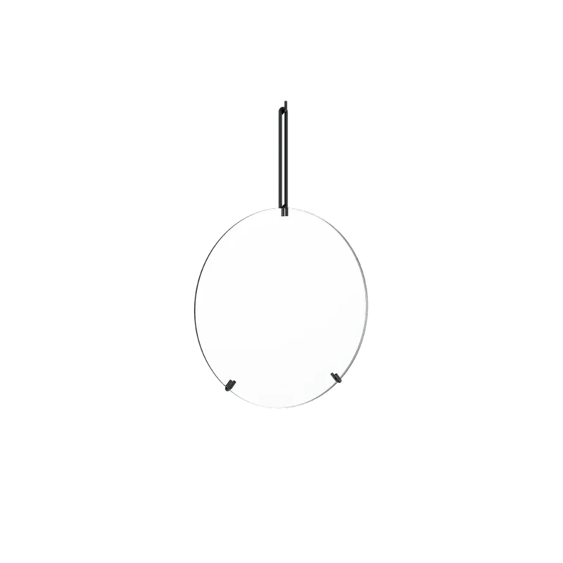 MOEBE Wall Mirror Spejl Ø30 Sort - KEEPR