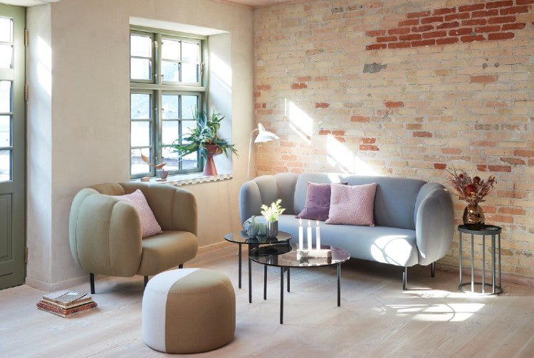 Warm Nordic - Cape 3 Seater Stitch Hero 211 Pearl Grey Sofa