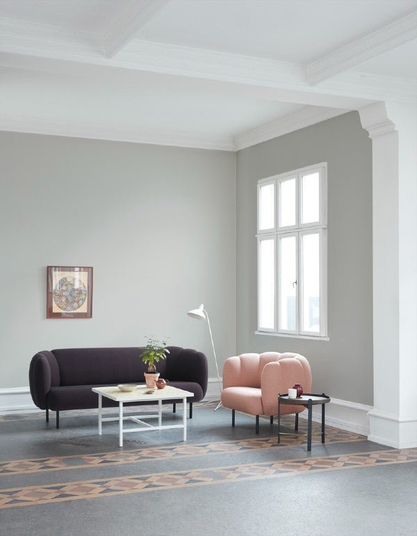 Warm Nordic - Cape 3 Seater Stitch Sprinkles 694 Eggplant Sofa