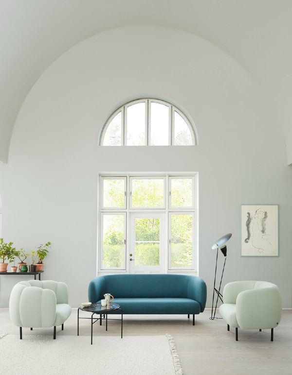 Warm Nordic - Cape 3 Seater Stitch Steelcut 935 Mint Sofa
